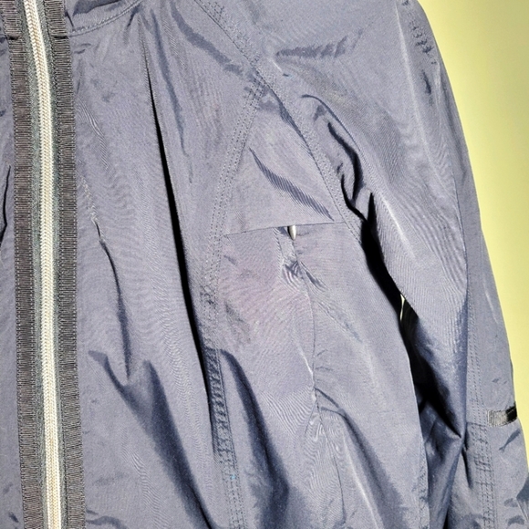 Lululemon Fo Drizzle waterproof rain jacket zipper along back black XS small - Picture 5 of 11